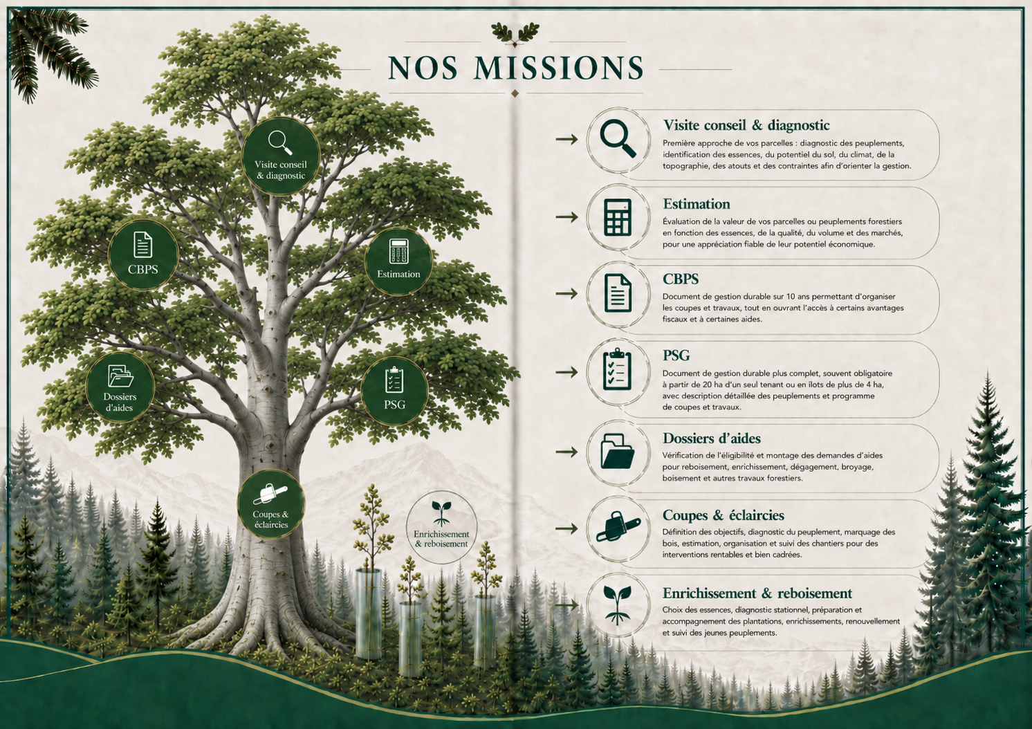 Nos missions – Alti Forêt Conseil